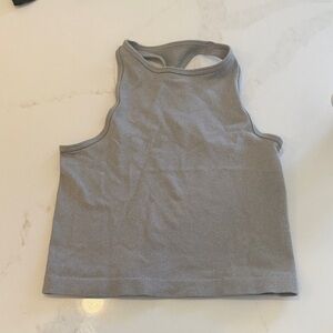 FP Movement by Free People Light Gray Crop Top